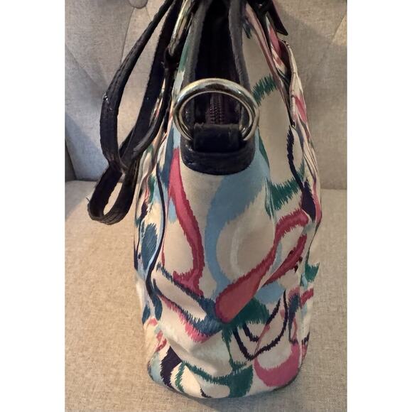 COACH IKAT MULTICOLOR LARGE TOTE C1373-F24444 - Picture 11 of 14